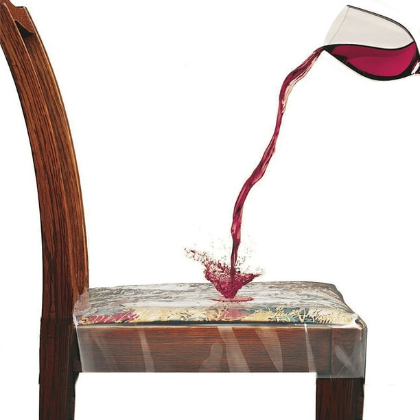 Clear Chair Seat Covers Set Vinyl Waterproof Protectors 2 Pc Walmart Com Clear Chair Seat Covers Set Vinyl Waterproof Protectors 2 Pc Walmart Com