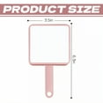 thumbnail image 7 of RAGUPEL Hand Mirrors with Handle,Flat Square Hand Mirror 6.3"*3.5"*0.4" Small Mirror,Hidden Comb Handle Handheld Mirror,Style2, 7 of 7