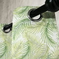 thumbnail image 3 of Ambesonne Palm Leaf Grommet Curtain, Fresh Environment, 50" x 120", Fern Green Pale Green, 3 of 6