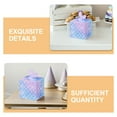 thumbnail image 3 of COSMOBETTY Paper Dessert Boxes Mermaid Boxes Purple 10Pcs Storage, 3 of 8