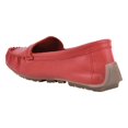 thumbnail image 4 of LIBERTYZENO Womens Leather Flat Loafers Casual Driving Walking Shoes, Red, 4 of 9