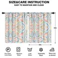 thumbnail image 2 of Blackout Kids Curtains,Paisley Pattern Childrens Insulated Curtains Set Of 2,Bedroom Essentials,Toddler Room Decor 42"x54"(106x137cm), 2 of 4