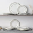 thumbnail image 5 of Noritake Montvale Platinum 12-Piece Dinnerware Set, Service for 4, 5 of 7