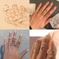 thumbnail image 3 of HAHDAXIA Stocking Stuffers for Teens Gold Stackable Rings Set for Women Vintage Knuckle Rings for Teen Girls Midi Rings Pack Statement Bohemian Stacking Rings for Women Multiple Rings Pack, 3 of 7