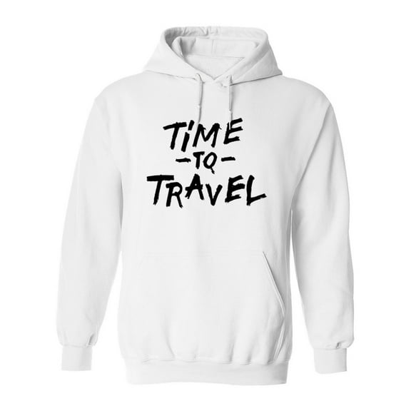 Time To Travel! Hoodie Men -Image by Shutterstock, Male Medium
