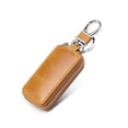 thumbnail image 4 of Bolso de cuero para llaves de vehículo motorizado, estilo retro, para colgar en la cintura, para hombre, con capa de piel de vaca, 4 of 4