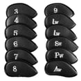 thumbnail image 4 of Cubiertas de Club DYNWAVEMX PU para golf 12pcs Negro, 4 of 8
