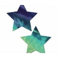 thumbnail image 2 of Pastease - Nipple Pasties - Liquid Black Opal Iridescent Star - 3" x 3", 2 of 2