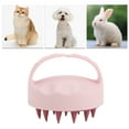 thumbnail image 6 of Unique Bargains 1 Pc Durable Handle Pet Grooming Bath for Dog for Cat 3.11"x3.11"x2.76" Pink, 6 of 6