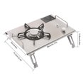 thumbnail image 2 of Portable 13,648 BTU Gas Stove, Stainless Steel, Single-Burner, Camping Stove, 2 of 22