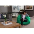 thumbnail image 3 of Sofa Sack Bean Bag Chair, Memory Foam Lounger with Microsuede Cover, Kids, Adults, 4 ft, Aqua Marine, 3 of 6