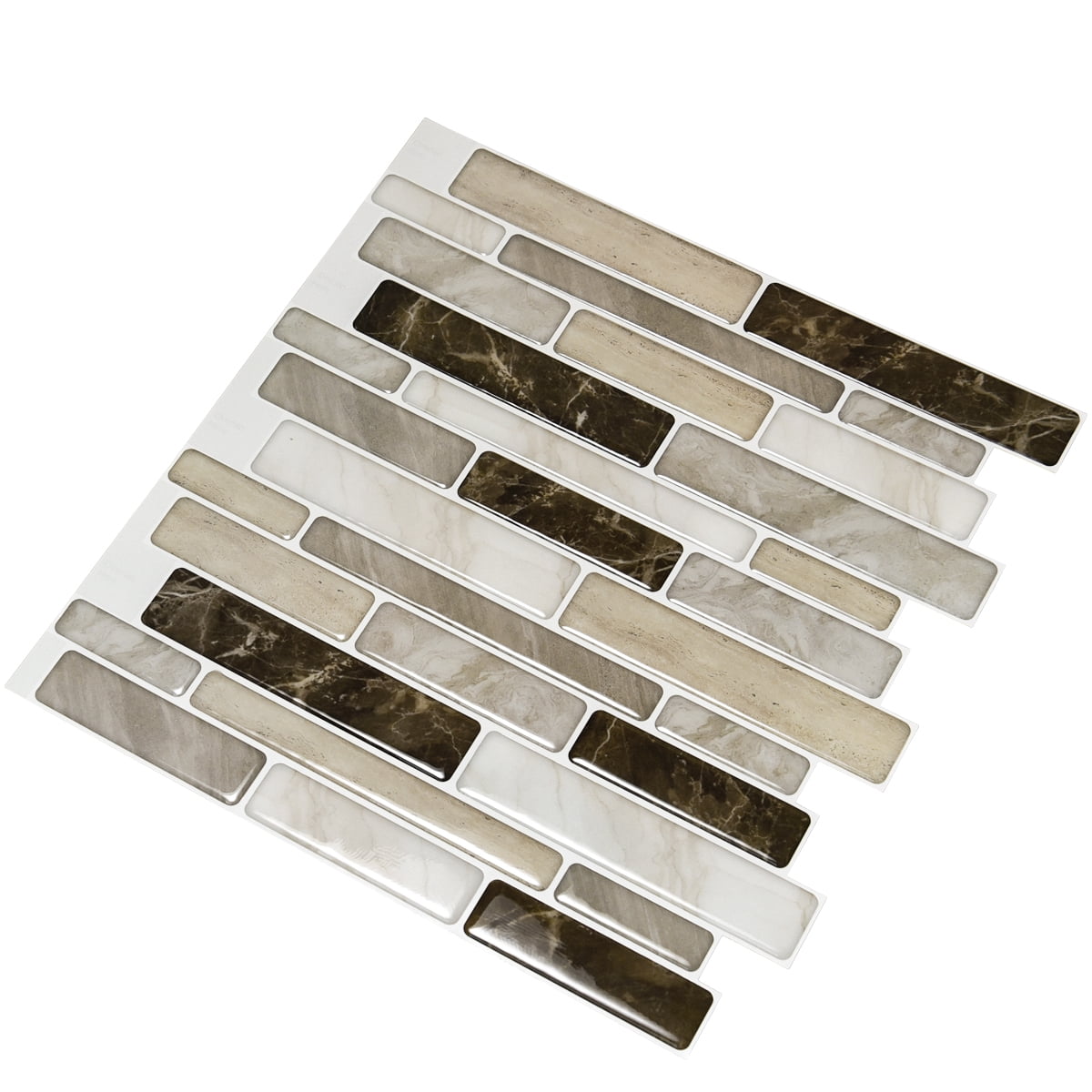 Verona Beige 20 Sheets Peel And Stick Backsplash Tile 