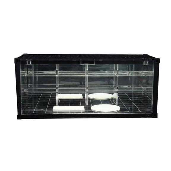 Diorama 1/64 Diecast Car Garage Model, LED Lighting Parking Lot Scene Model Display Case,Container Scene Building Model, Model Car Display Storage for hotwheel