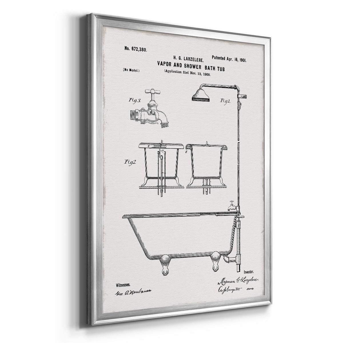 Vintage Bath II Premium Classic Framed Print - Ready to Hang
