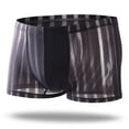 thumbnail image 2 of 【Stay Cool & Stylish】Men's Ice Silk Seamless Boxer Briefs 2-Pack, 2 of 7
