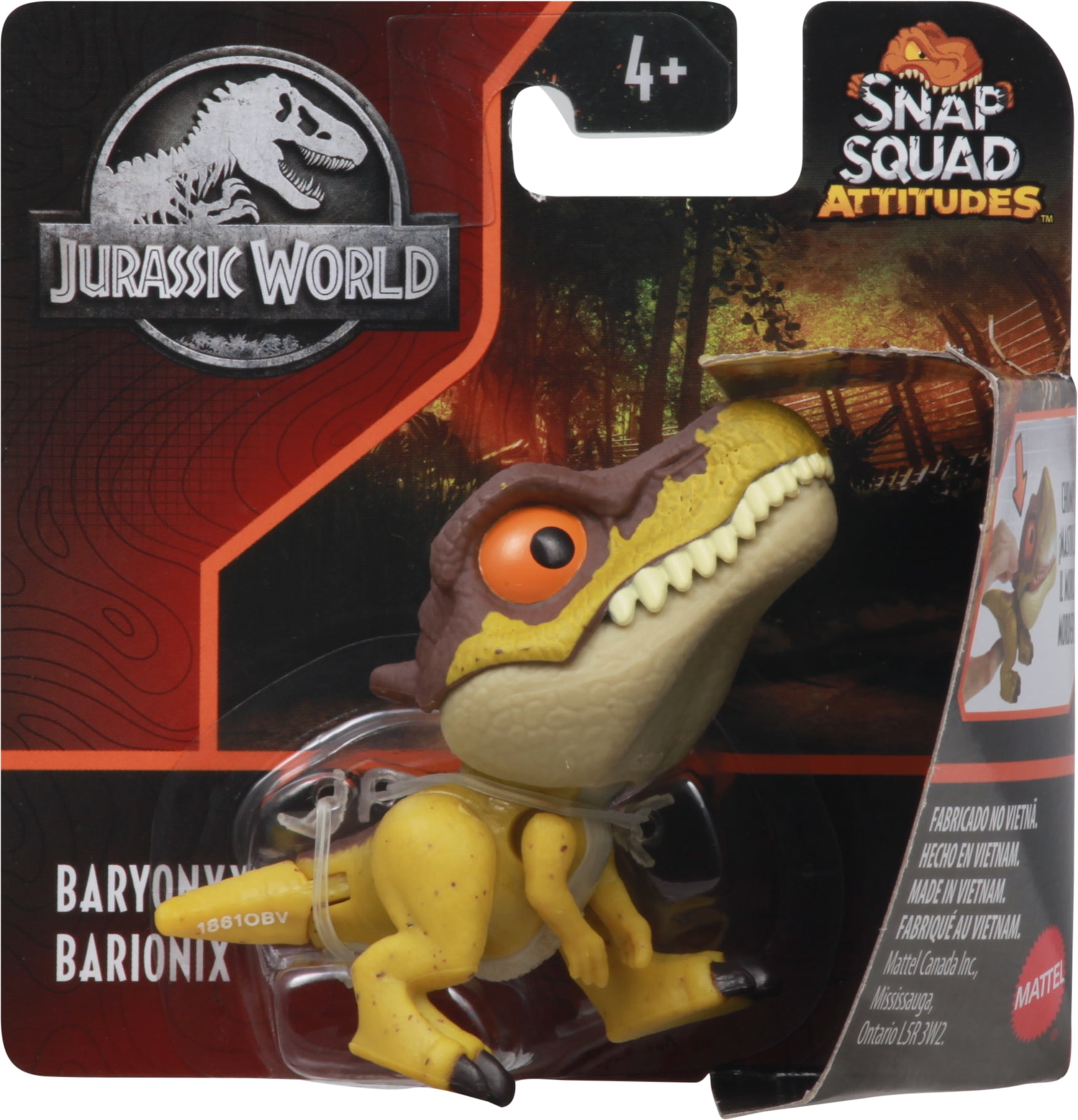 Jurassic World Jw Snap Squad Attitude Baryonyx