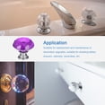 thumbnail image 5 of 30mm Crystal Knobs Drawer Diamond Shaped Purple 12 Pack, 5 of 5
