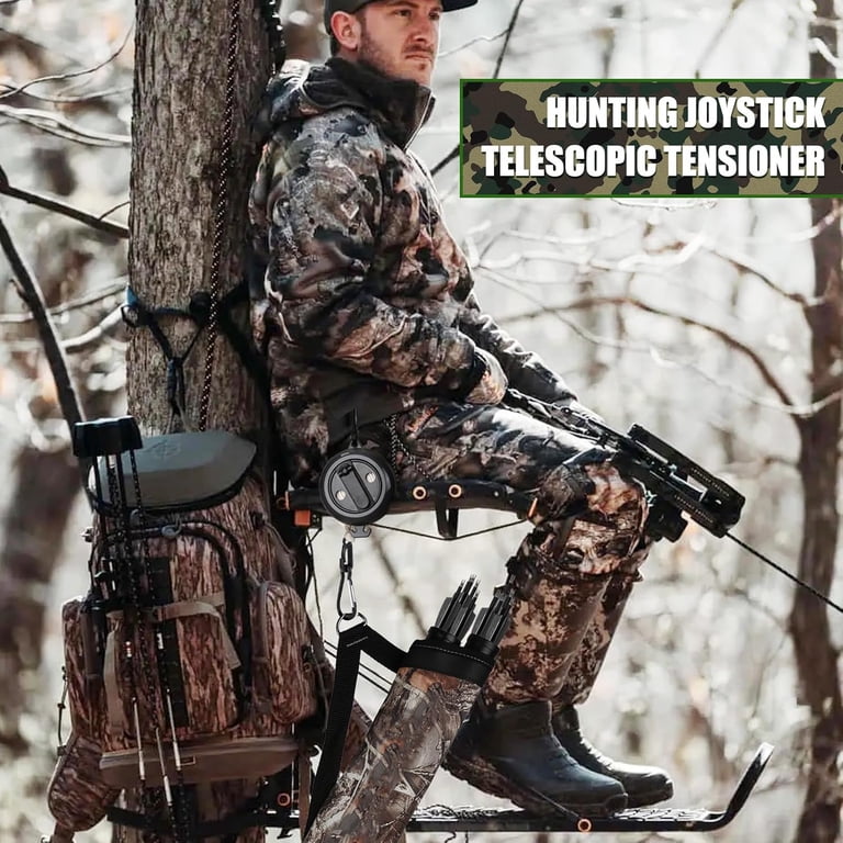 Palan Rétractable Pour Arc – Silencieux, Compatible Treestand, Camouflage