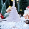 thumbnail image 4 of Neoyler Mini Christmas Tree Christmas Decorations for Home or Office with Easy Assembly and Versatile Decorating Options for Unique Holiday Display 23.4in White, 4 of 4