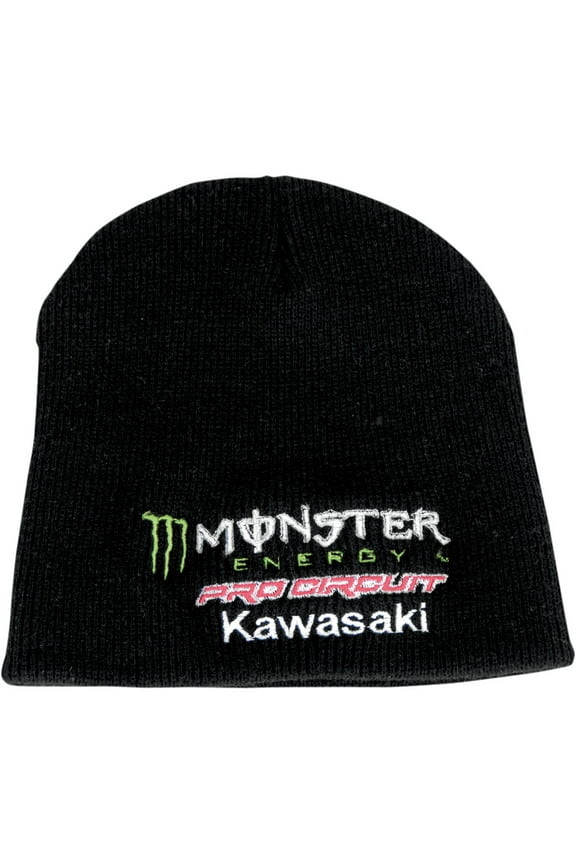 Monster Beanie Hat Black
