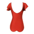 thumbnail image 5 of Womens Swimsuits Women's One PC Swimsuit Ruffle Cutout Bathing Suits V Neck Wrap Swimwear Cover Up Pants For Swimwear Women Trajes De Baño Para Mujer Elegantes Bathing Suits For Women With Shorts, 5 of 5