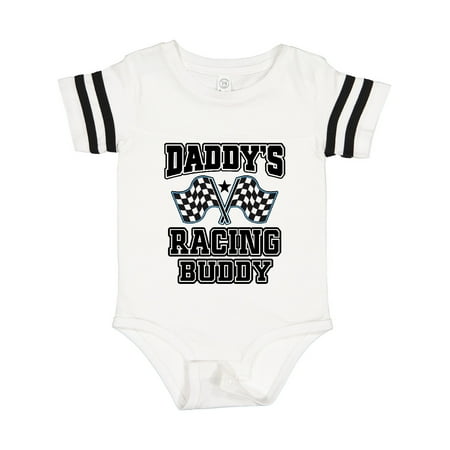 

Inktastic Daddys Racing Buddy Car Flags Gift Baby Boy or Baby Girl Bodysuit