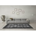 thumbnail image 3 of Ahgly Company Indoor Square Abstract Gray Modern Area Rugs, 3' Square, 3 of 4