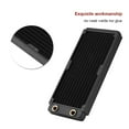 thumbnail image 4 of Water Cooling Radiator,Copper Computer Heat Sink Cooler Radiator,PC Heat Exchanger With G1/4 Port,for Computer/Beauty Equipment/Air  Water Cooling System, 4 of 8