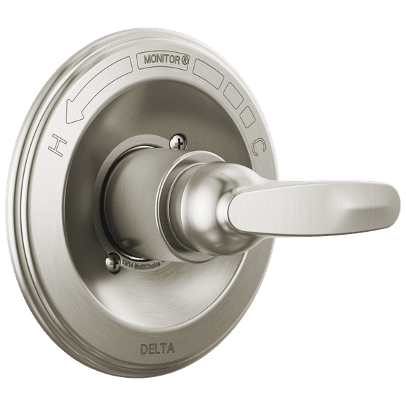 Delta Foundations Monitor 13 Series Steel Round 1 Handle Valve Trim