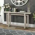 thumbnail image 6 of Henn&Hart 55" Alder White MDF Console Table, 6 of 8