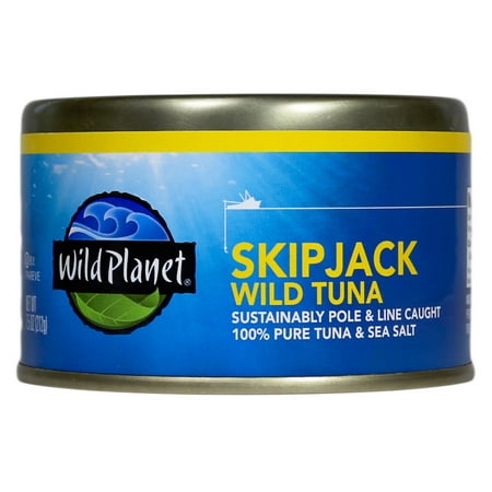 Wild Planet Wild Skipjack Tuna, 7.5 oz Can