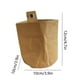 thumbnail image 3 of Fiudx Bolsa de Almacenamiento para Coche, Organizador Colgante de Papel Kraft y Cubo de Basura para Ventilación de Aire Acondicionado, Lavable, 12 X 10 X 10 Cm, Beige/Marrón, Accesorio para Ahorrar E, 3 of 6