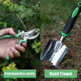 thumbnail image 3 of Herramientas de jardinería, kit de regalo de herramientas manuales, todo en uno, 11 piezas, trasplante de jardinería al aire libre para jardinero, con bolsa de transporte, 3 of 4