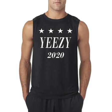 Trendy USA 1009 - Men's Sleeveless Yeezy 2020 Presidential Candidate Kayne West XL (Best Fake Yeezys For Sale)