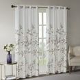 thumbnail image 3 of Madison Park Cecily 50x84" Burnout Printed Curtain Panel in Mauve, 3 of 5