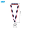 thumbnail image 2 of Unique Bargains Blank Award Medals, 10 Pack Silver Award Medals with Ribbon, Design Your Medals Kit, 2 of 7