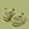 thumbnail image 4 of LIIPEE Kids Cartoon Slippers For Girls And Boys Cute Non- Flat Bottom Slipper Booties Fall Winter Warm Fuzzy Comfortable House Shoes,9-10 Years, 4 of 6