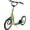 Green, variant on Aosom Youth Scooter Kick Scooter for Kids 5+, Max Load 220 LBS., with Adjustable Handlebar, 16" Inflatable Wheels, Dual Brakes