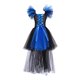 thumbnail image 1 of Vestido sin mangas con cuello redondo hasta la rodilla para niños de Europa y Estados Unidos, vestido de princesa de malla, ropa de juego de rol de payaso de Halloween, ropa de actuación para fiestas, 1 of 4