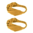 thumbnail image 3 of Diadema Perfecl Envoltura para la Cabeza Boho Hippy Amarillo, 3 of 8