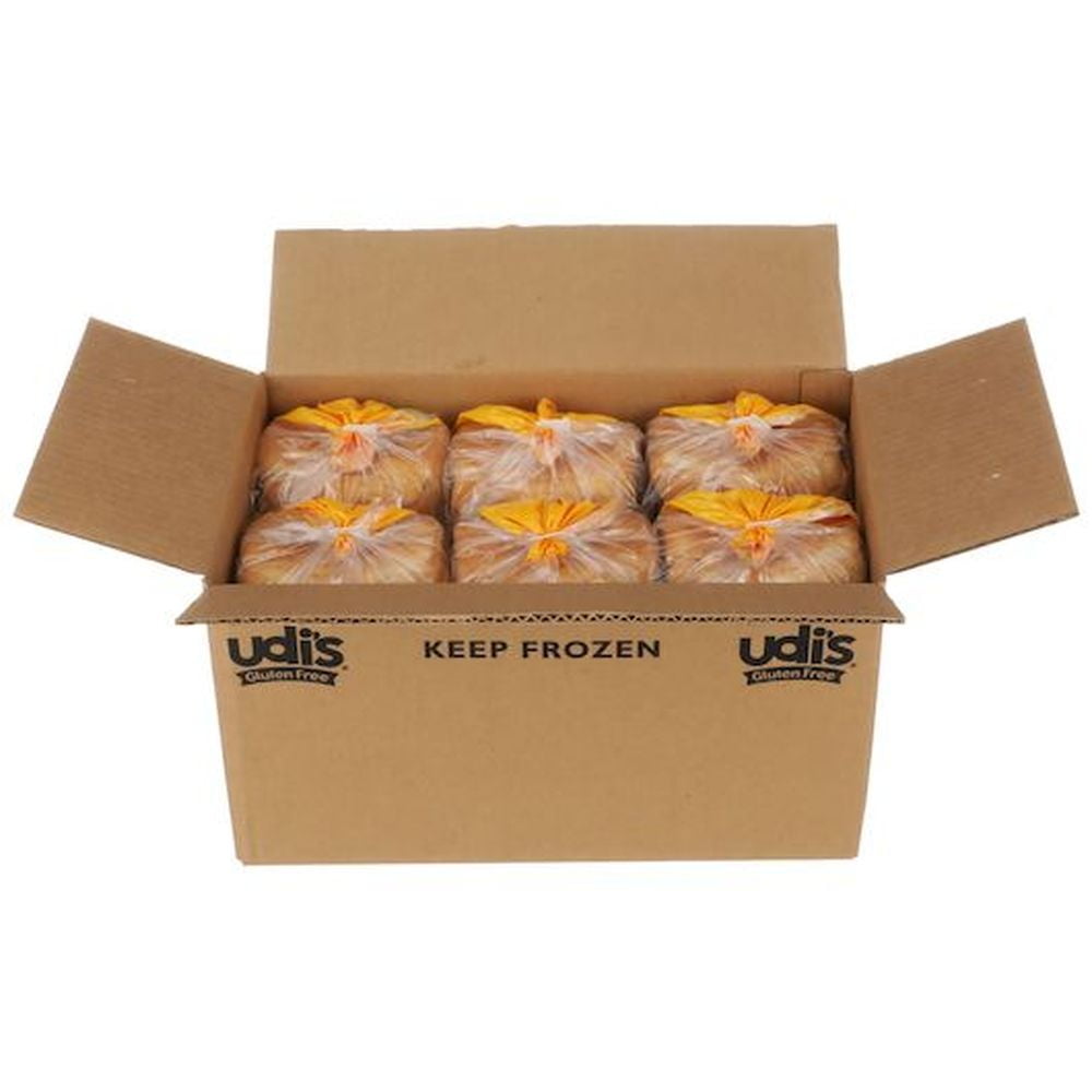 Udis Delicious White Bread, 24 Ounce -- 6 per case