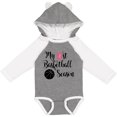 thumbnail image 3 of Inktastic My 1st Basketball Season Girls Long Sleeve Baby Bodysuit, 3 of 5