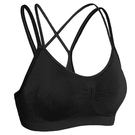 

QIIBURR Cozy Elasticity Bra Without Steel Ring Yoga Bra Quick Dry Underwear