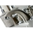 thumbnail image 4 of Kingston Brass KB3947BL Vintage Mini-Widespread Bathroom Faucet, Brushed Nickel/Polished Chrome, 4 of 5