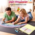 thumbnail image 5 of Colored Dust-Free Chalk Set, Washable Rotatable Chalks for Blackboards, Paper & Glass, 5-Piece Indoor Writing & Drawing Tool, Protective Case Included, 5 of 8