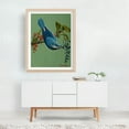 thumbnail image 3 of Lunchtime for Blue Bird - Painting Bird Wildlife Nature Botanical Animal Floral Unframed Wall Art Print 5 x 7 inches, 3 of 4