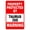 Warning Sign 1, variant on Warning Protected by Taurus 3SS Gun Pistol Rifle Sign 8"x12" - Aluminum Tin Security Decor for Home Business Perimeter