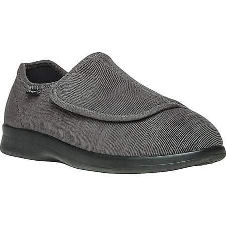 

Men s Propet Cush N Foot Clog Slipper Slate Corduroy/Neoprene 15 3E