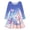 00-Blue447, variant on WOYY Girls Cute Cartoon Graphic Long Sleeve Dress Crewneck A Line Midi Dress, Blue