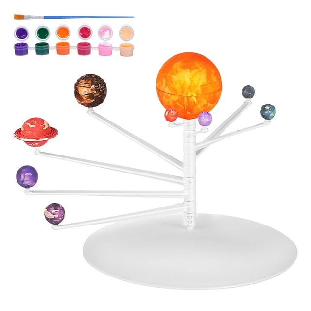 Shisuyan 1 Set Solar System Model Kit Astronomy Planet Model Planet Toys Learning Planetary Models For Science Projects Room Decoration